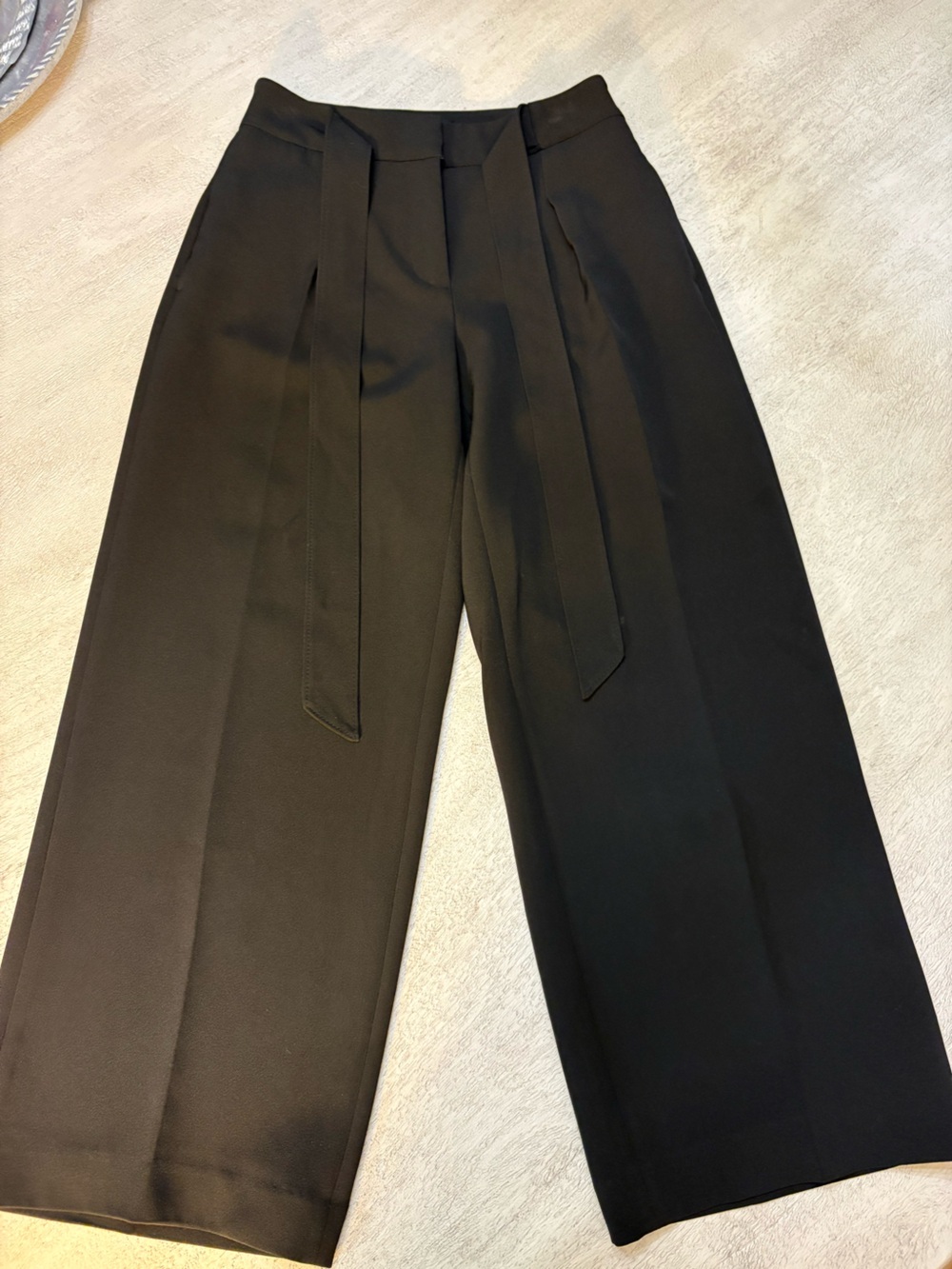 White House Black Market Black Wide Leg Pants
